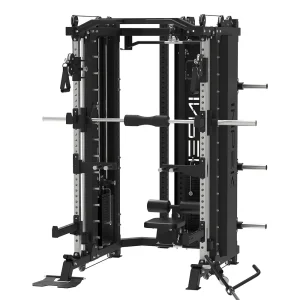 Gym All In One Trainer Multi Functional Smith Machine Cable Crossover Smith Power Rack Squat Machine