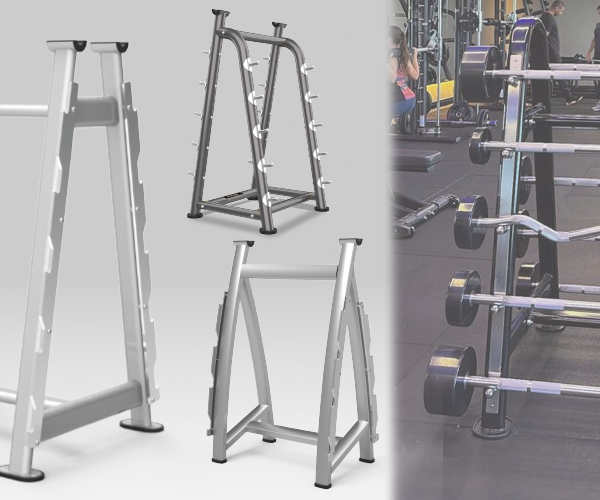 Curved Bar Combination Barbell Rack: Versatile & Practical