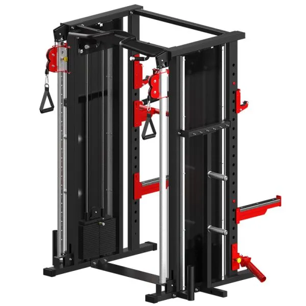 Functional-Squat Combo Trainer (Both Sides) Ultimate Full-Body Machine