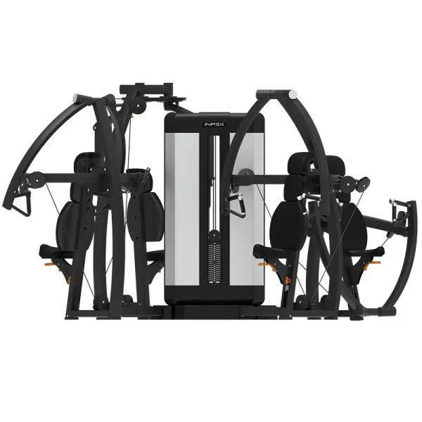 Space-Saving 4 Station Multi Gym for Full Workouts