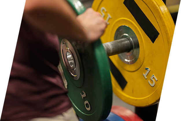 Woman lifting barbell