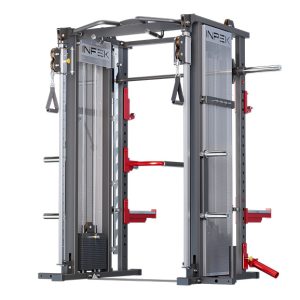 Alternative view of K1909 Smith Functional Trainer Power Rack Combo