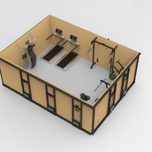 Alternative view of N6801 Mobile Fitness Container