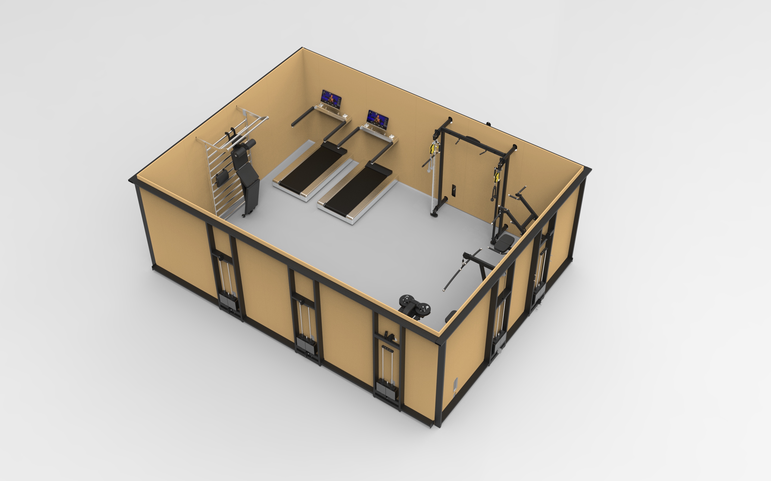 N6801 Mobile Fitness Container