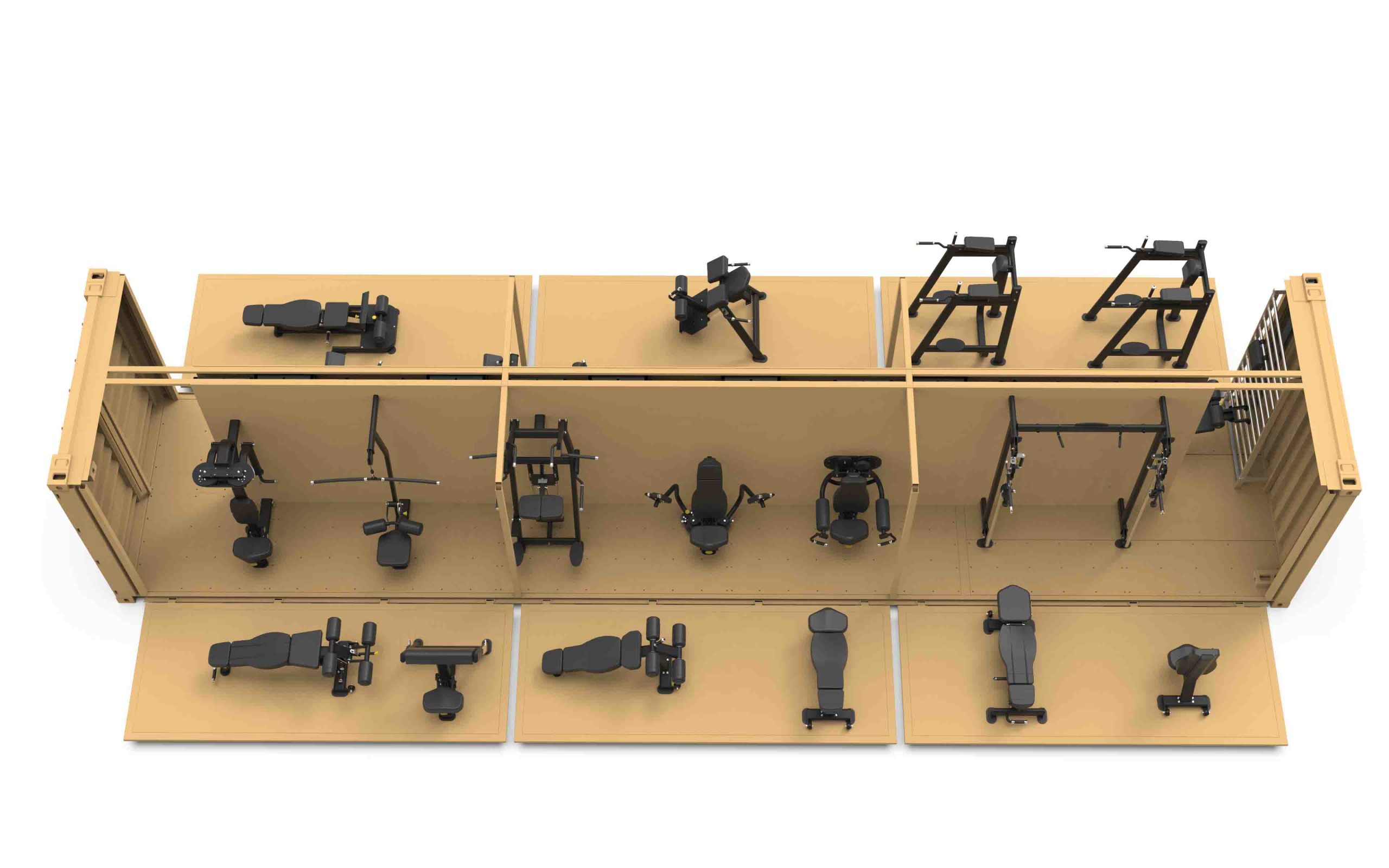 N6802 Mobile Fitness Container