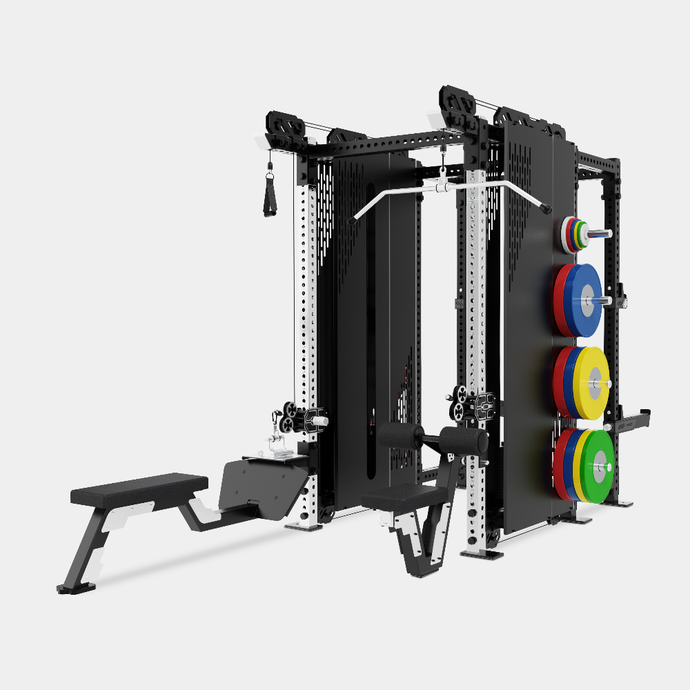 Functional Trainer 3 in 1 With Half Rack